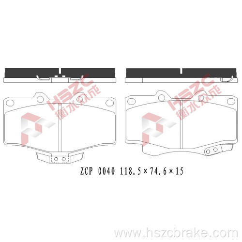 FMSI D436 car ceramic brake pad for Haval